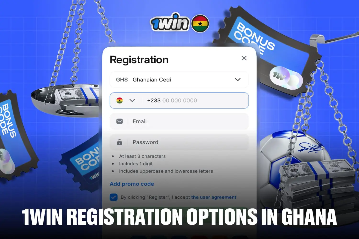 1win Registration Guide for Ghana – Sign Up Easily📲